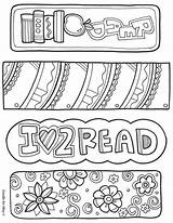 Reading Classroom Coloring Pages Bookmarks Printables Doodles March Kids Month Quotes Classroomdoodles Doodle Sheets Visit Print Easy Activities sketch template