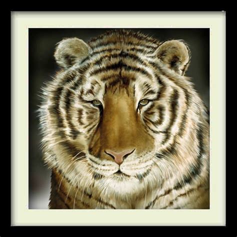 tiger art print raw treasures