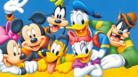 cartoon characters  blue background hd disney wallpapers hd