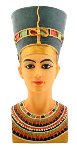 egyptian queen nefertiti bust figurine 6325