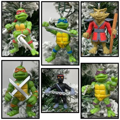 teenage mutant ninja turtles christmas ornament set tmnt mini ornaments