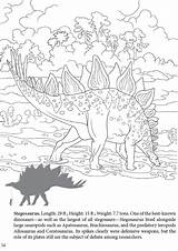 Dover Publications Dinosaurs sketch template