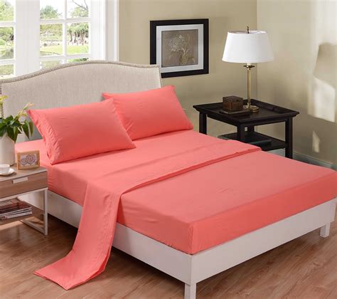 coral colored comforter  bedding sets