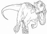 Jurassic Indominous Indominus Getdrawings sketch template