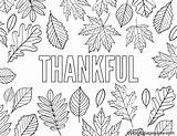 Thankful Thanksgiving Papertraildesign Colorare Adult Grateful Disegno Foglie sketch template