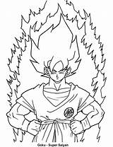 Ball Dragon Dragonball Goku Coloring Super Pages Saiyan Para Colorir Do Anime Pasta Escolha Desenhos sketch template