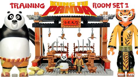kung fu panda  training room  unofficial lego block set  po