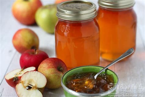 apple jelly recipes  easy