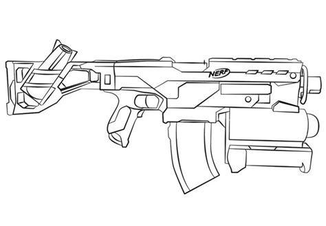 printable guns coloring pages