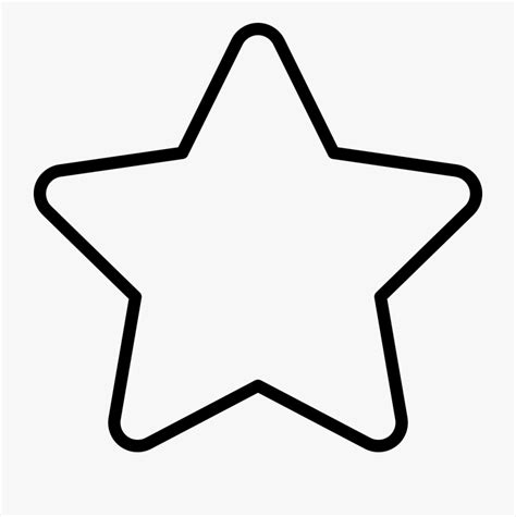 outline image  star shape clip art library