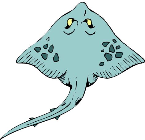 ray fish clipart  getdrawings