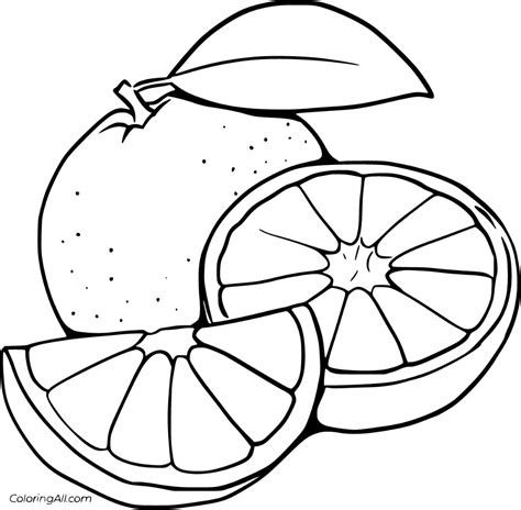 pin  fruit coloring pages