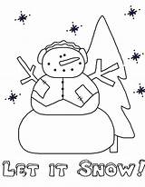 Coloring Pages Snow Let Christmas Printable Getcolorings Color Northpolechristmas sketch template