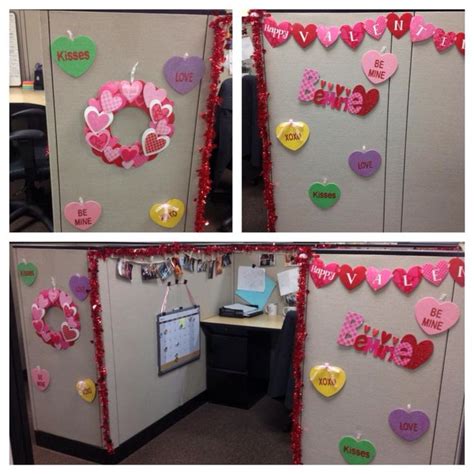 Holiday Cubicle Decor Valentines Day Office Cubicle Pinterest