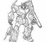 Transformers Coloring Pages Print Printable Everfreecoloring Prime Autobots sketch template