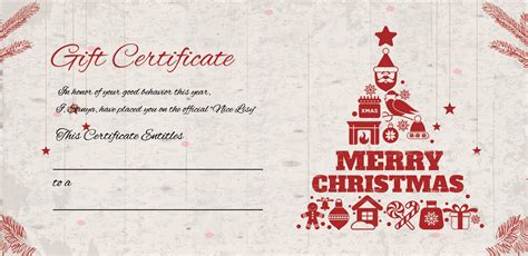 christmas gift card template printable printable templates