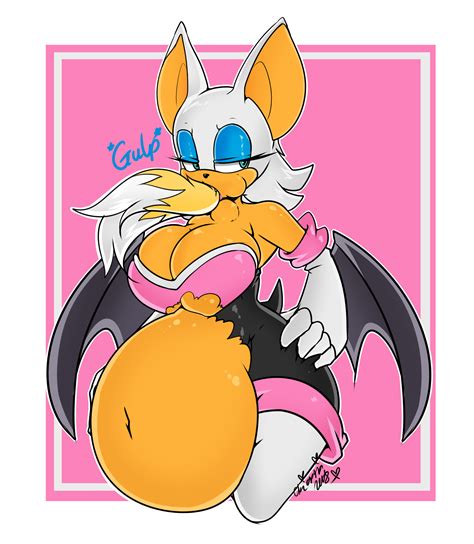 rule 34 bat ears bat wings big belly big breasts cleavage fox tail