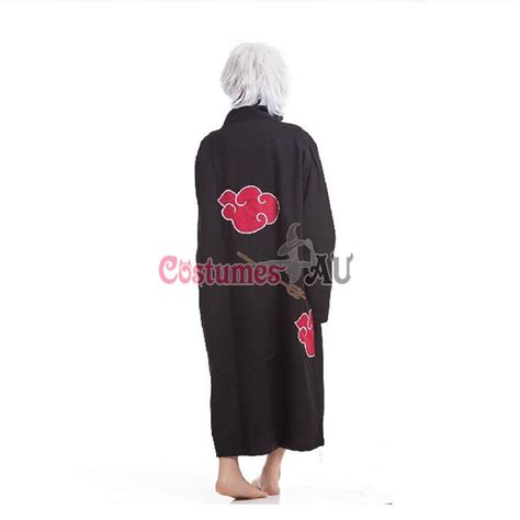 naruto akatsuki costume cloak robe anime cosplay uchiha sasuke itachi