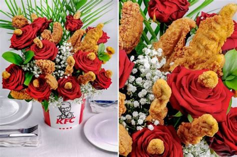 Kfc Launch Fried Chicken Bouquet For Valentine’s Day Daily Star