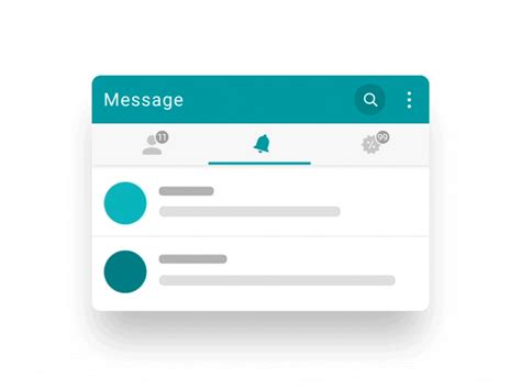 message animation part  uplabs