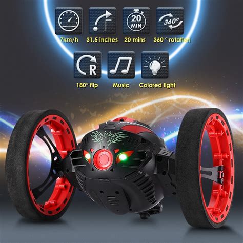 remote control bouncer  rc car drone jump high bouncewith flexible