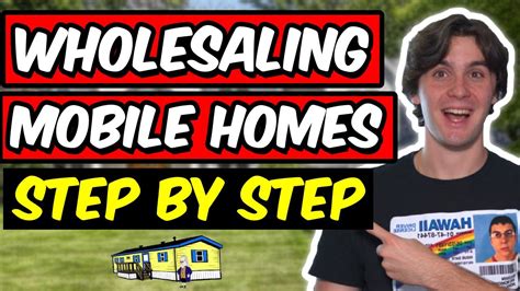 wholesaling mobile homes step  step tutorial youtube