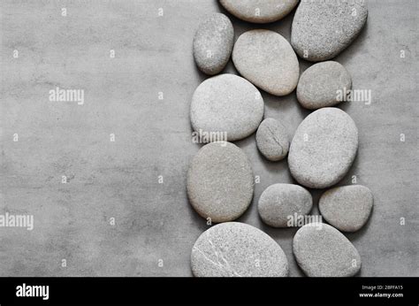 gray spa stones  grey background spa concept stock photo alamy