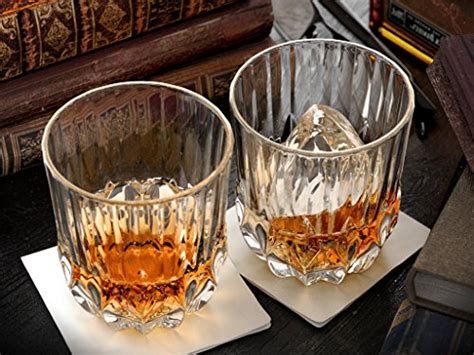 Glacier Whiskey Glasses Scotch Glasses By Ashcroft Set Of 2 Unique