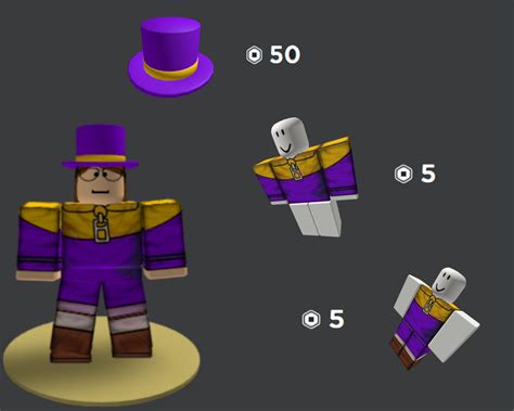 roblox hat kid avatar  matches   purple yellow banded top hat