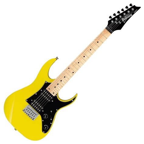 disc ibanez mikro grgmm electric guitar yellow gearmusic