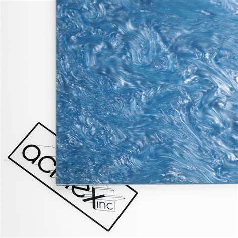 acriglas pearlescent marine blue acrylic sheet