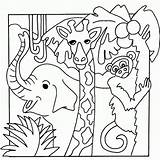 Coloring Pages Safari Adult Kids Animal Popular sketch template