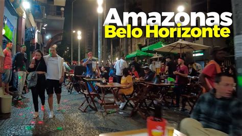 Avenida Amazonas Nightlife Belo Horizonte Mg Na Rua 4k Youtube