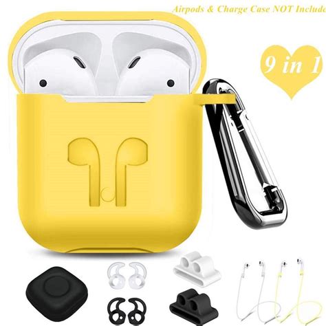 airpods case   airpods accessories kits protective silicone cover  skin compatible apple
