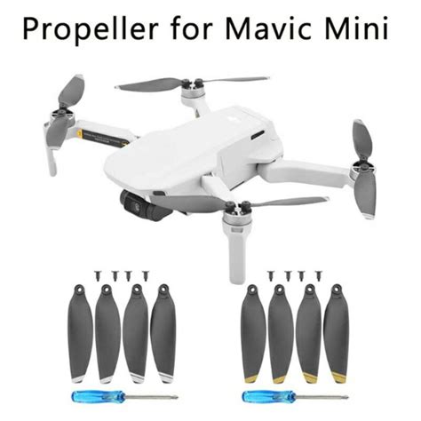 propellers  dji mavic mini drone quieter flight  foldable  noise propellers