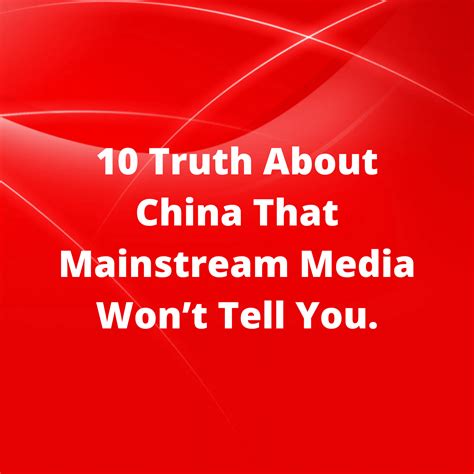 10 truth about china that mainstream media won t tell you tascha labs