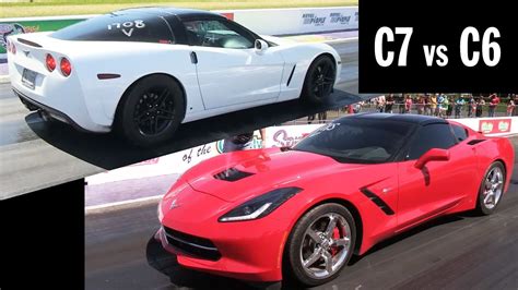 C7 Vs C6 10 Second Corvettes Great Race Youtube