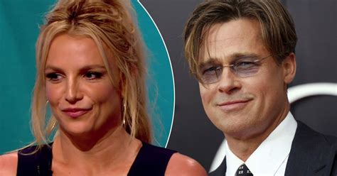 britney spears reveals brad pitt was her first crush he s single now mirror online