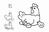 Drawing Kids Animals Drawings Animal Coloring Hen Farm Cartoon Sketches Draw Easy Printable Pages Boys Step Activities Colour Learn Getdrawings sketch template