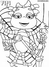 Flowertots Fifi Coloring Pages Colorings sketch template
