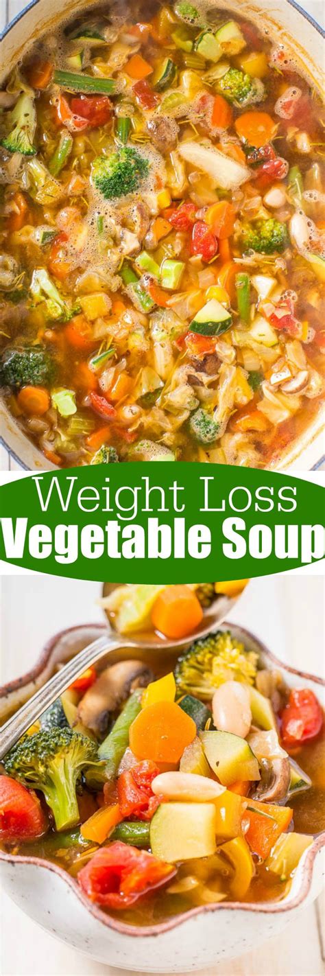 weight loss vegetable soup diet recipe