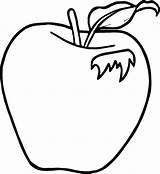 Apple Coloring Blossom Pages Core Getcolorings Clipart Shopkins sketch template