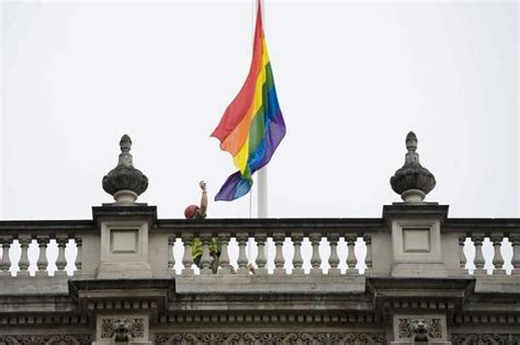 gay pride s rainbow flag set to fly over whitehall to mark the first