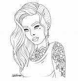 Coloring Pages People Cute Color Adult Colouring Printable Girls Print Kids Book Draw Popular sketch template