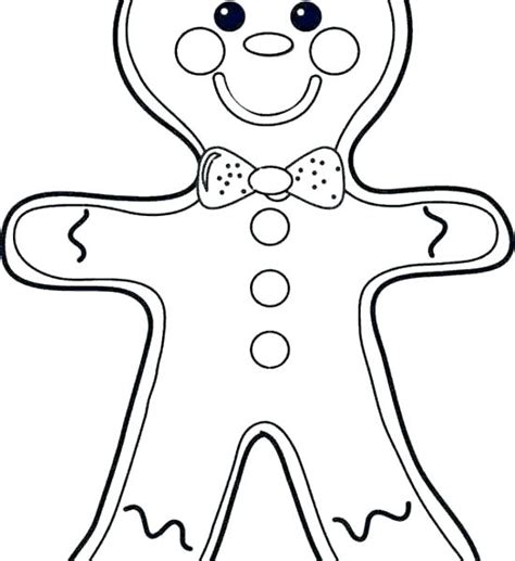 christmas gingerbread man coloring pages  getcoloringscom