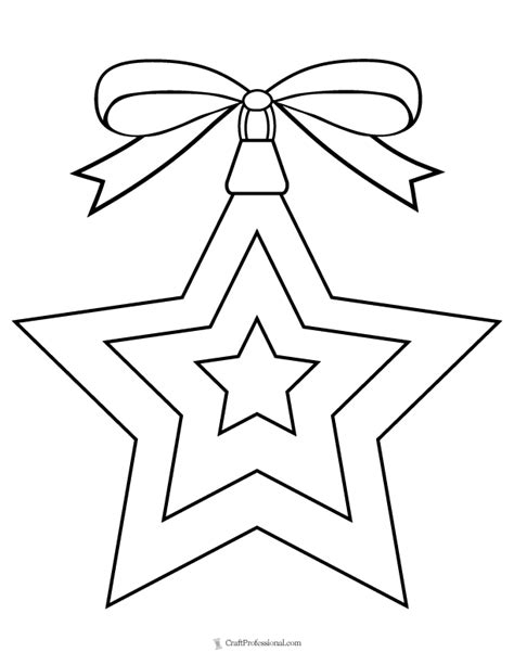 christmas star coloring pages  kids