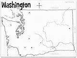 Coloring Washington State Map Comments Library Clipart Popular Coloringhome sketch template