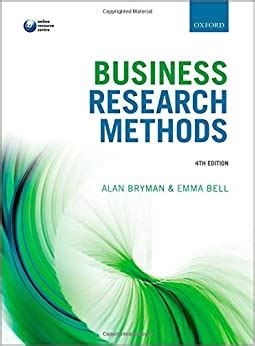 business research methods amazoncouk alan bryman emma bell