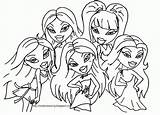 Bratz Coloring Pages Print Colouring Printable Sheets Color Barbie Cheerleading Yasmin Kids Babyz Petz Friend Popular Coloringhome Dress Getcolorings Cowgirl sketch template