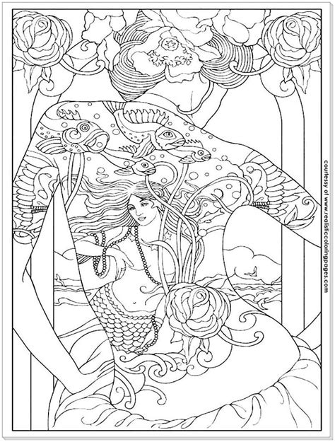 tattoo design adults coloring pages designs coloring books art